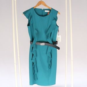 FLASH SALE✨Calvin Klein Teal Blue Cocktail  Dress